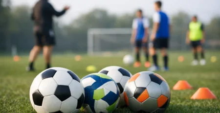 Choosing footballs for training sessions