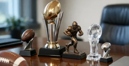 Football Trophies for Presentations That Fit